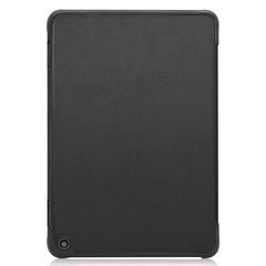 For Kindle Fire HD 8 (2020) Custer Pattern Pure Color Horizontal Flip Leather Case with Three-folding Holder & Wake-up / Sleep Function, For Kindle Fire HD 8 (2020)