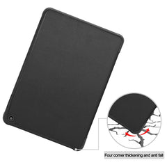For Kindle Fire HD 8 (2020) Custer Pattern Pure Color Horizontal Flip Leather Case with Three-folding Holder & Wake-up / Sleep Function, For Kindle Fire HD 8 (2020)