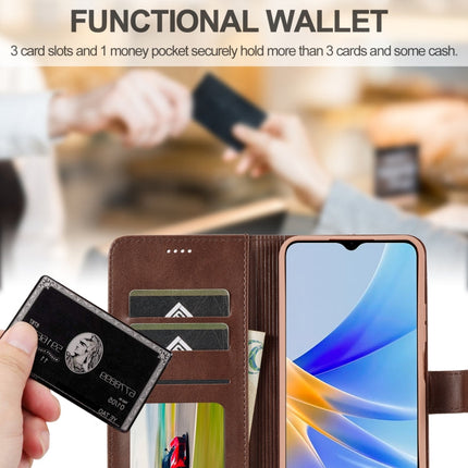 LC.IMEEKE Calf Texture Horizontal Flip Leather Case