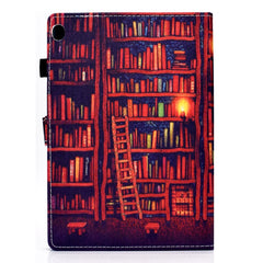 Colored Drawing Stitching Horizontal Flip Leather Case, with Holder & Card Slots & Sleep / Wake-up Function, For Lenovo Tab M10 HD TB-X505F, For Lenovo M10 Plus TB-X606F