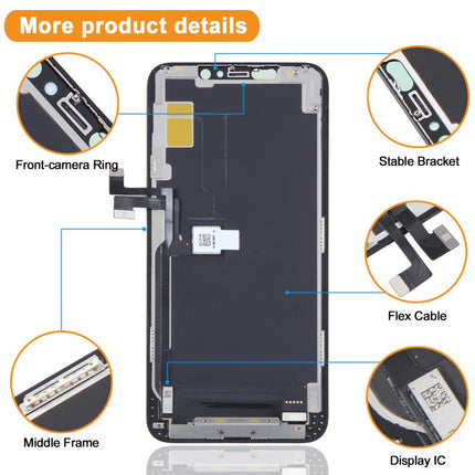 HXL Soft OLED LCD Screen For iPhone 11 Pro Max, For iPhone X(Soft OLED), For iPhone XS(Soft OLED), For iPhone XS Max(Soft OLED), For iPhone 11 Pro Max(Soft OLED), For iPhone 11 Pro(Soft OLED), For iPhone 12 Pro Max(Soft OLED)