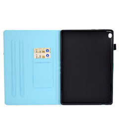 Colored Drawing Stitching Horizontal Flip Leather Case, with Holder & Card Slots & Sleep / Wake-up Function, For Lenovo Tab M10 HD TB-X505F, For Lenovo Tab M10 Plus TB-X606F