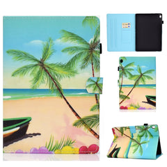 Colored Drawing Stitching Horizontal Flip Leather Case, with Holder & Card Slots & Sleep / Wake-up Function, For Lenovo Tab M10 HD TB-X505F, For Lenovo Tab M10 Plus TB-X606F