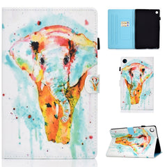 Colored Drawing Stitching Horizontal Flip Leather Case, with Holder & Card Slots & Sleep / Wake-up Function, For Lenovo Tab M10 HD TB-X505F, For Lenovo Tab M10 Plus TB-X606F