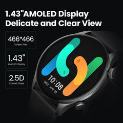 HAYLOU RT3 LS16 1.43 inch AMOLED Smart Watch Support Bluetooth Call / Health Monitoring