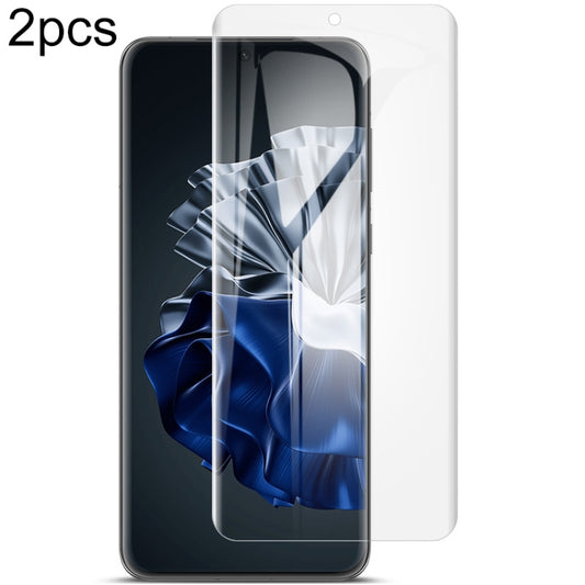 2pcs imak Curved Full Screen Hydrogel Film Protector, For Huawei P60 / P60 Pro, For OPPO Find X6 5G, For OPPO Find X6 Pro 5G, For OnePlus Ace 2 / 11R 5G, For ZTE nubia Red Magic 8 Pro / 8 Pro+, For ZTE nubia Z50 Ultra 5G