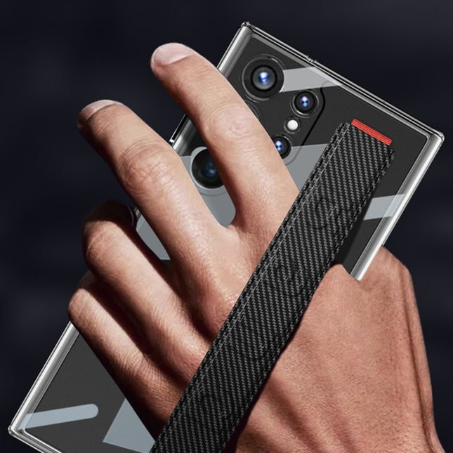 GKK TPU + PC + Wrist Strap Transparent Shockproof Phone Case, For Samsung Galaxy S23 Ultra