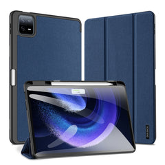 DUX DUCIS Domo Series Magnetic Flip Leather Tablet Case, For Xiaomi Pad 7 / 7 Pro, For Xiaomi Redmi Pad SE 4G, For Xiaomi Redmi Pad SE, For Xiaomi Pad 6 Pro / Pad 6