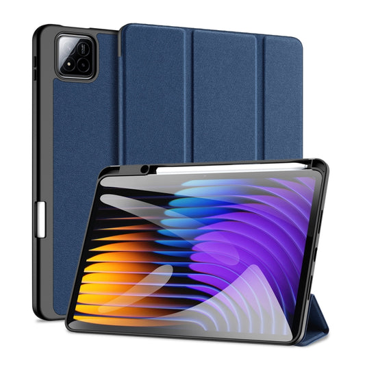 DUX DUCIS Domo Series Magnetic Flip Leather Tablet Case, For Xiaomi Pad 7 / 7 Pro, For Xiaomi Redmi Pad SE 4G, For Xiaomi Redmi Pad SE, For Xiaomi Pad 6 Pro / Pad 6
