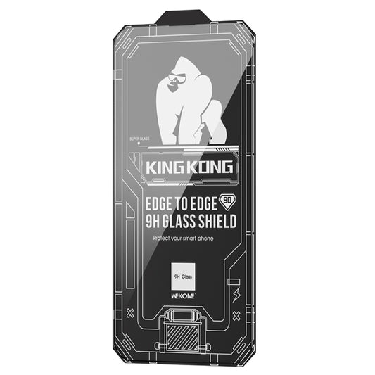 WK WTP-066 King Kong Vacha 9D Curved HD Tempered Glass Film, For iPhone 14, For iPhone 14 Plus, For iPhone 14 Pro, For iPhone 14 Pro Max, For iPhone 13, For iPhone 13 Pro, For iPhone 13 Pro Max, For iPhone 12 Pro