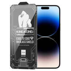 WK WTP-066 King Kong Vacha 9D Curved HD Tempered Glass Film, For iPhone 14, For iPhone 14 Plus, For iPhone 14 Pro, For iPhone 14 Pro Max, For iPhone 13, For iPhone 13 Pro, For iPhone 13 Pro Max, For iPhone 12 Pro