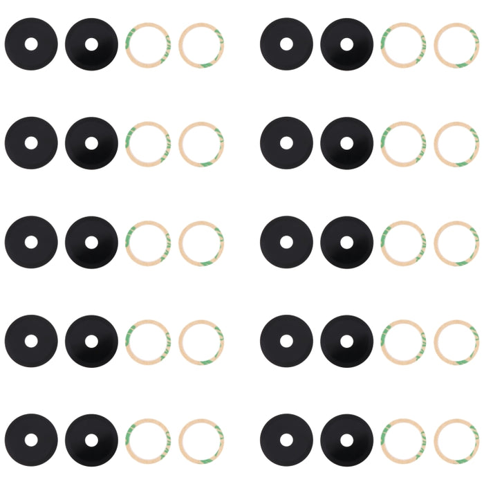 For vivo Y02S 10pcs Back Camera Lens