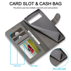LC.IMEEKE Calf Texture Horizontal Flip Leather Case, For Google Pixel 8 Pro