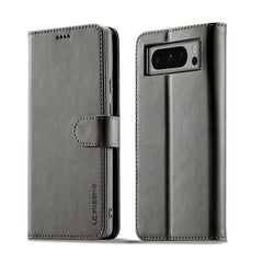 LC.IMEEKE Calf Texture Horizontal Flip Leather Case, For Google Pixel 8 Pro