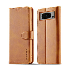 LC.IMEEKE Calf Texture Horizontal Flip Leather Case, For Google Pixel 8 Pro