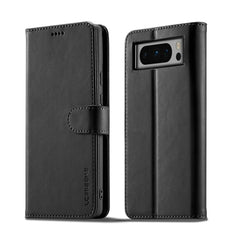LC.IMEEKE Calf Texture Horizontal Flip Leather Case, For Google Pixel 8 Pro