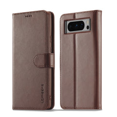 LC.IMEEKE Calf Texture Horizontal Flip Leather Case, For Google Pixel 8 Pro