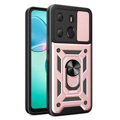 Sliding Camera Cover Design TPU+PC Protective Case, For Tecno Pop 7 Pro / Spark Go 2023