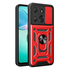 Sliding Camera Cover Design TPU+PC Protective Case, For Tecno Pop 7 Pro / Spark Go 2023