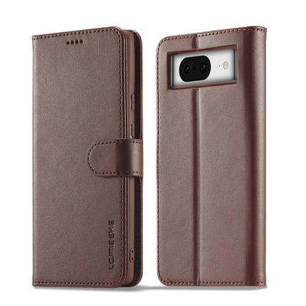 LC.IMEEKE Calf Texture Flip Leather Phone Case, For Google Pixel 7a, For Google Pixel 6a
