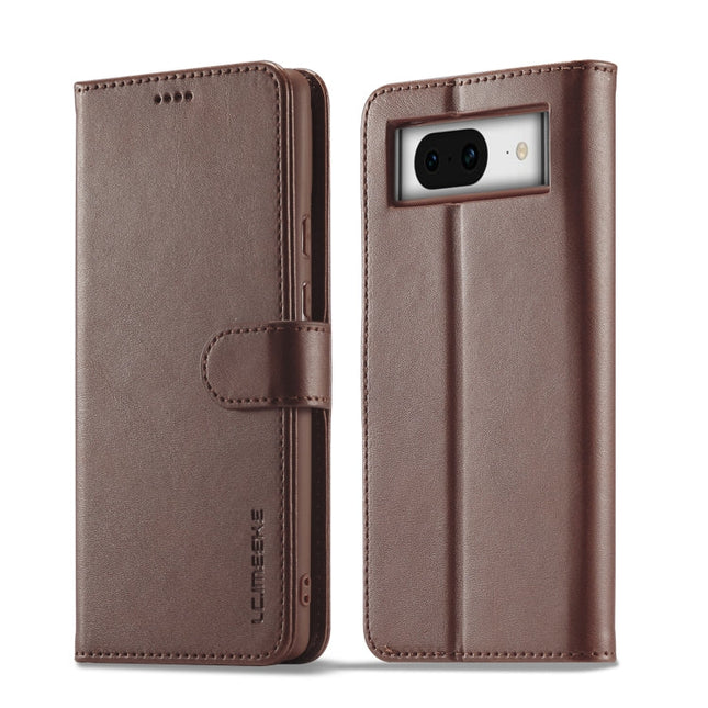 LC.IMEEKE Calf Texture Flip Leather Phone Case, For Google Pixel 7a, For Google Pixel 6a