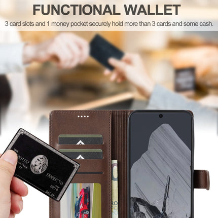 LC.IMEEKE Calf Texture Flip Leather Phone Case, For Google Pixel 9 / 9 Pro, For Google Pixel 8a, For Google Pixel 8, For Google Pixel 7a