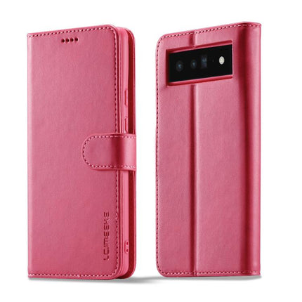 LC.IMEEKE Calf Texture Flip Leather Phone Case, For Google Pixel 7a, For Google Pixel 6a