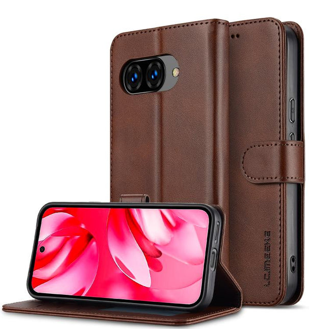 LC.IMEEKE Calf Texture Flip Leather Phone Case, For Google Pixel 10a, For Google Pixel 10 Pro XL, For Google Pixel 10 / 10 Pro, For Google Pixel 9a