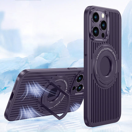 Cooling MagSafe Magnetic Ring Holder Phone Case, For iPhone 12, For iPhone 12 Pro, For iPhone 12 Pro Max