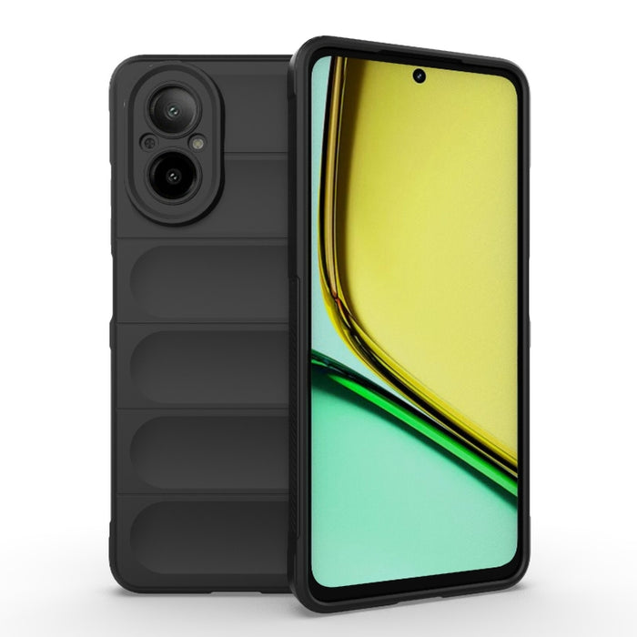 Magic Shield TPU + Flannel Phone Case, For Realme C67 4G Global, For Realme 11 4G Global