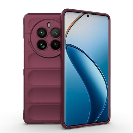 Magic Shield TPU + Flannel Phone Case, For Realme 12+ 5G Global, For Realme 12 Pro 5G / 12 Pro+