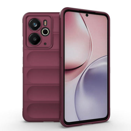 Magic Shield TPU + Flannel Phone Case, For Realme 14T 5G Global, For Realme 14 5G Global