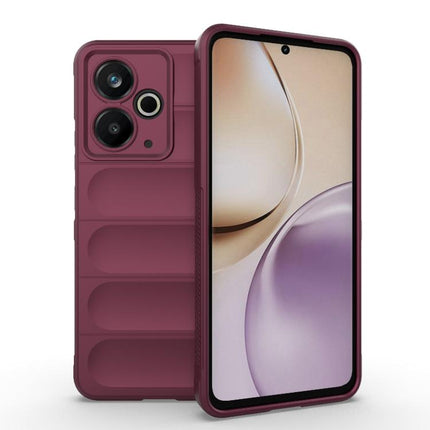 Magic Shield TPU + Flannel Phone Case, For Realme 14T 5G Global, For Realme 14 5G Global
