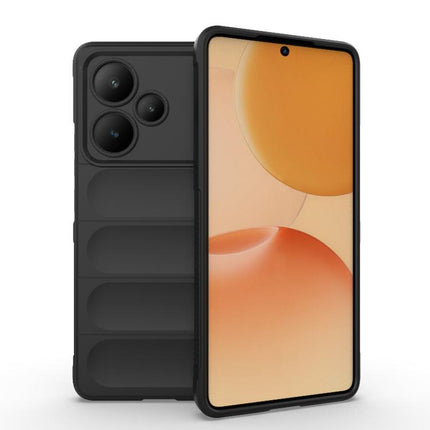 Magic Shield TPU + Flannel Phone Case, For Realme 15x 5G India, For Realme P4 Pro 5G India