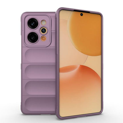 Magic Shield TPU + Flannel Phone Case, For Realme P4 Power 5G India, For Realme C83 5G India