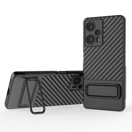 Wavy Texture TPU Phone Case with Lens Film, For Xiaomi Redmi Note 11, For Xiaomi Poco F5, For Xiaomi Redmi Note 12 Turbo, For Xiaomi Redmi Note 11S