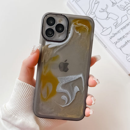 Oil Painting Electroplating TPU Phone Case, For iPhone 12 Pro Max, For iPhone 11 Pro, For iPhone 11 Pro Max, For iPhone SE 2022/2020 / 8 / 7