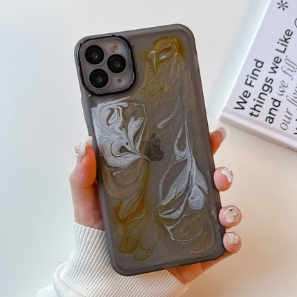 Oil Painting Electroplating TPU Phone Case, For iPhone 12 Pro Max, For iPhone 11 Pro, For iPhone 11 Pro Max, For iPhone SE 2022/2020 / 8 / 7