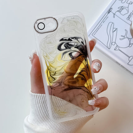 Oil Painting Electroplating TPU Phone Case, For iPhone 12 Pro Max, For iPhone 11 Pro, For iPhone 11 Pro Max, For iPhone SE 2022/2020 / 8 / 7