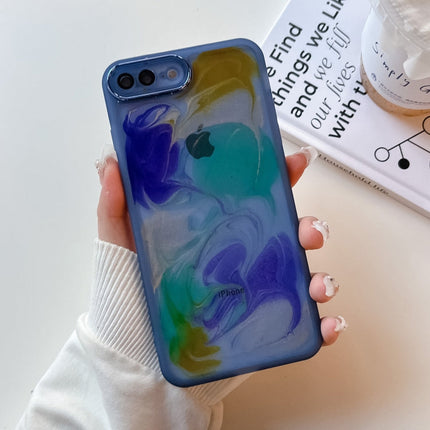 Oil Painting Electroplating TPU Phone Case, For iPhone 8 Plus / 7 Plus, For iPhone X / XS, For iPhone XS Max, For iPhone XR