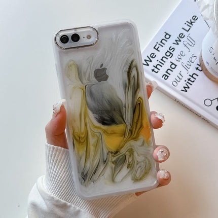 Oil Painting Electroplating TPU Phone Case, For iPhone 8 Plus / 7 Plus, For iPhone X / XS, For iPhone XS Max, For iPhone XR