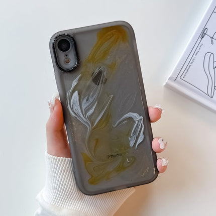 Oil Painting Electroplating TPU Phone Case, For iPhone 8 Plus / 7 Plus, For iPhone X / XS, For iPhone XS Max, For iPhone XR