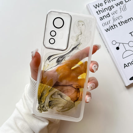 Oil Painting Electroplating TPU Phone Case