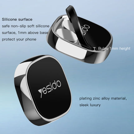 Yesido C81 Car Dashboard Mini Strong Magnetic Phone Holder, C81 (Black), C81 (Silver)