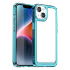 For iPhone 15 / Transparent Blue