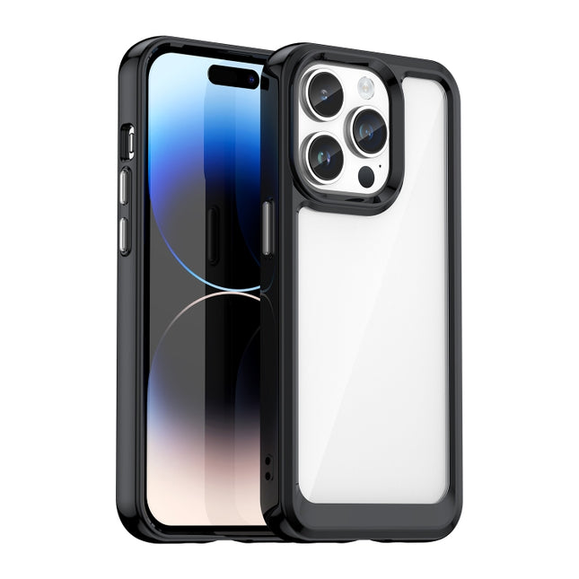 Colorful Series Acrylic + TPU Phone Case, For iPhone 16, For iPhone 15 Pro Max, For iPhone 15 Pro, For iPhone 15 Plus