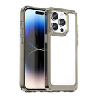 For iPhone 15 Pro Max / Transparent Grey