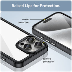 Colorful Series Acrylic + TPU Phone Case, For iPhone 16 Pro Max, For iPhone 16 Pro, For iPhone 16 Plus, For iPhone 16