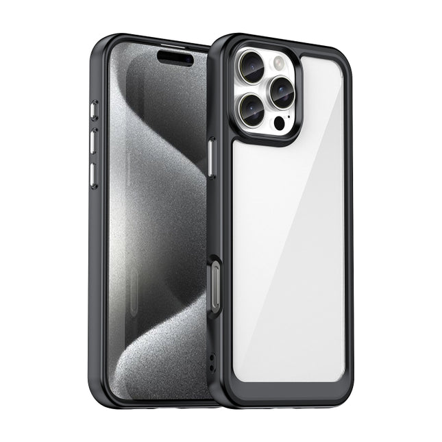 Colorful Series Acrylic + TPU Phone Case, For iPhone 17e / 16e, For iPhone 16 Pro Max, For iPhone 16 Pro, For iPhone 16 Plus