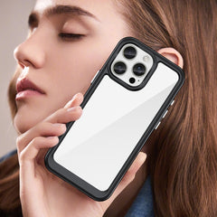 Colorful Series Acrylic + TPU Phone Case, For iPhone 16 Pro Max, For iPhone 16 Pro, For iPhone 16 Plus, For iPhone 16